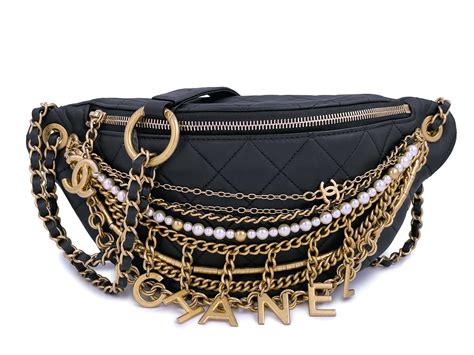 chanel fanny pack dupe|chanel fanny pack with chains.